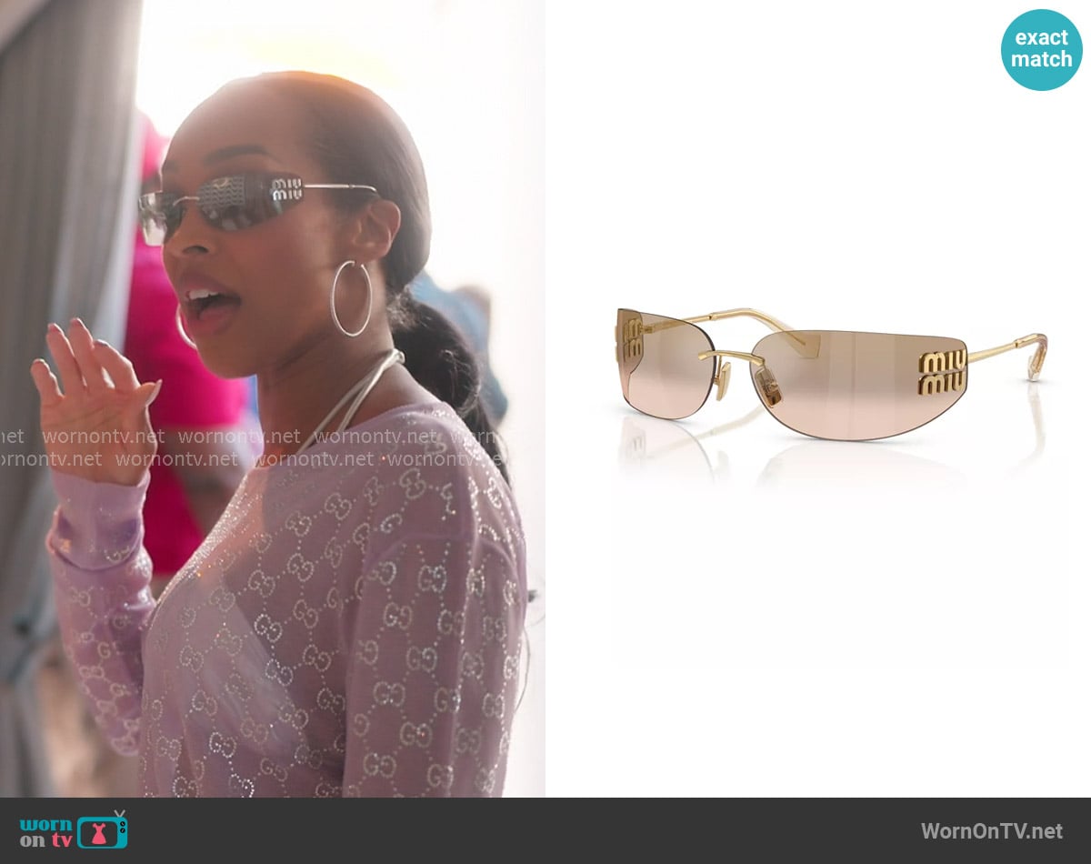 Malika's Miu Miu sunglasses Malika's Miu Miu sunglasses