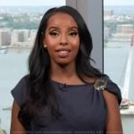 Mona's black buckle shoulder top on Extra