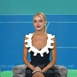 Morgan Riddle’s bow embellished scoop neck dress on Today Morgan Riddle’s bow embellished scoop neck dress on Today