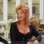 Natalie’s black corset blazer on The Girls A Khloe Kardashian Project Natalie’s black corset blazer on The Girls A Khloe Kardashian Project