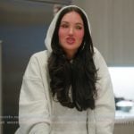 Natalie’s gray hoodie on The Girls A Khloe Kardashian Project Natalie’s gray hoodie on The Girls A Khloe Kardashian Project