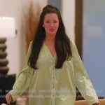 Natalie’s green pajamas on The Girls A Khloe Kardashian Project Natalie’s green pajamas on The Girls A Khloe Kardashian Project