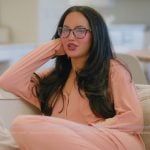 Natalie’s pink pajama set on The Girls A Khloe Kardashian Project Natalie’s pink pajama set on The Girls A Khloe Kardashian Project