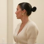Nicole’s white knit sweater on The Girls A Khloe Kardashian Project Nicole’s white knit sweater on The Girls A Khloe Kardashian Project
