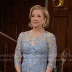 Nikki’s blue vow renewal dress on The Young and the Restless