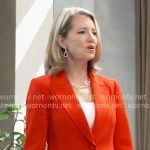 Nina’s red blazer on General Hospital