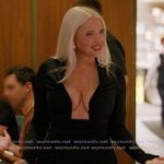 Olivia’s black plunging jumpsuit on The Girls A Khloe Kardashian Project