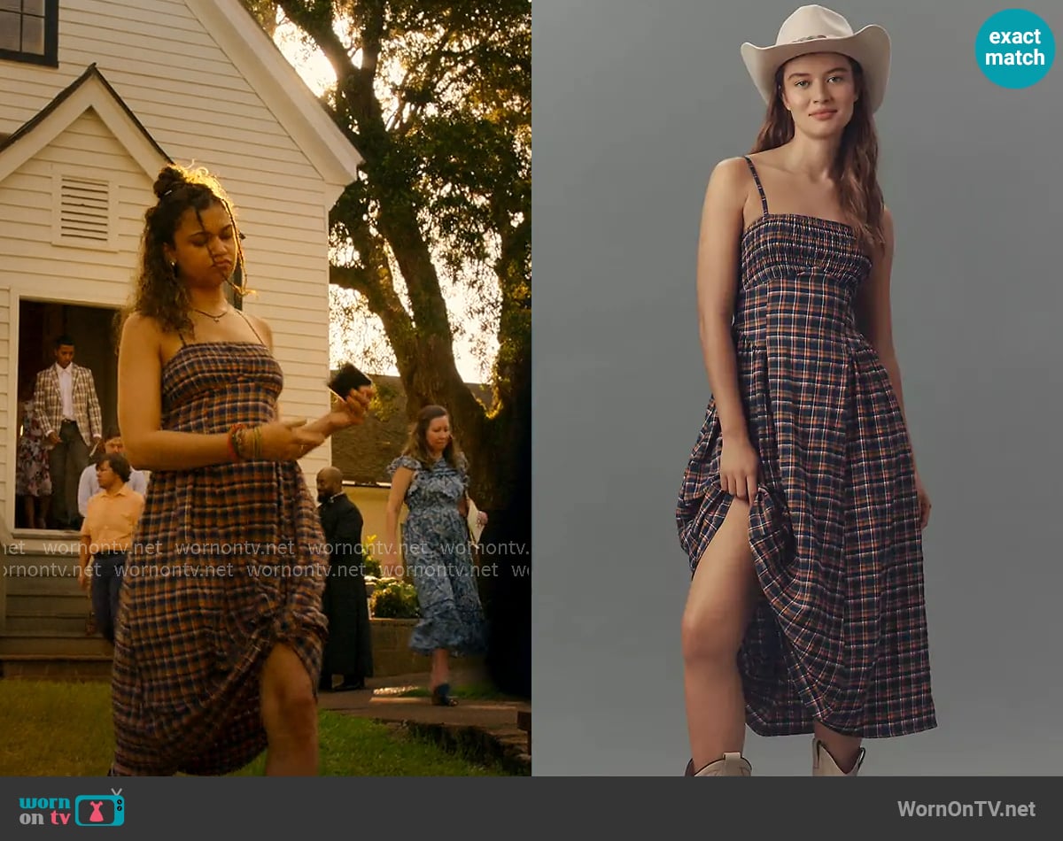 Kiara's Pilcro at Anthropologie dress