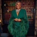 Pinky’s green reunion dress on The Real Housewives of Atlanta Pinky’s green reunion dress on The Real Housewives of Atlanta