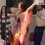 Porsha’s tie dye maxi dress on The Real Housewives Ultimate Girls Trip Porsha’s tie dye maxi dress on The Real Housewives Ultimate Girls Trip