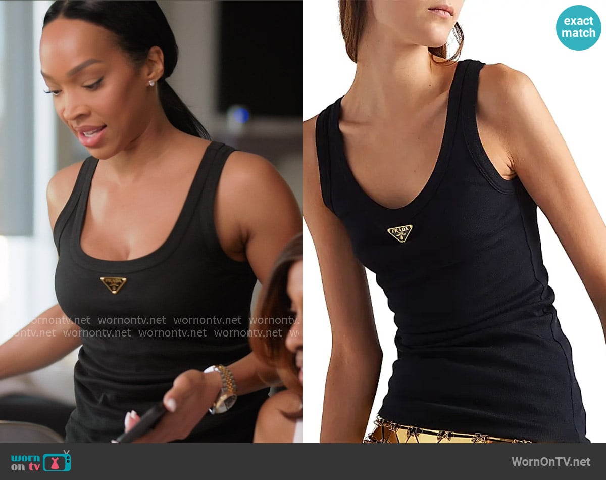 Malika's Prada top Malika's Prada top