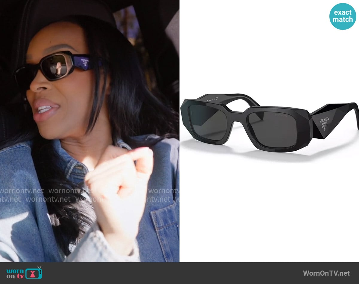 Khadijah's Prada sunglasses