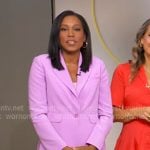 Rachel’s pink blazer on Good Morning America Rachel’s pink blazer on Good Morning America