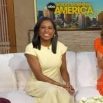 Rachel’s yellow slingback pumps on Good Morning America Rachel’s yellow slingback pumps on Good Morning America