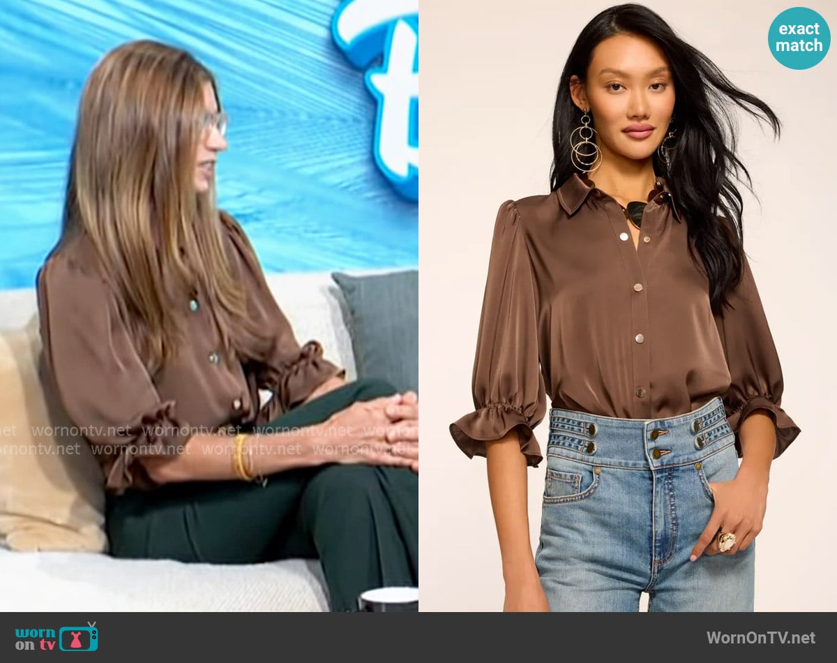 Jennifer Levi's Ramy Brook top Jennifer Levi's Ramy Brook top