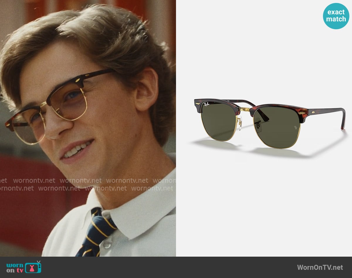 Ray-Ban Clubmaster Sunglasses worn by Bret Easton Ellis (Igby Rigney) on The Shards