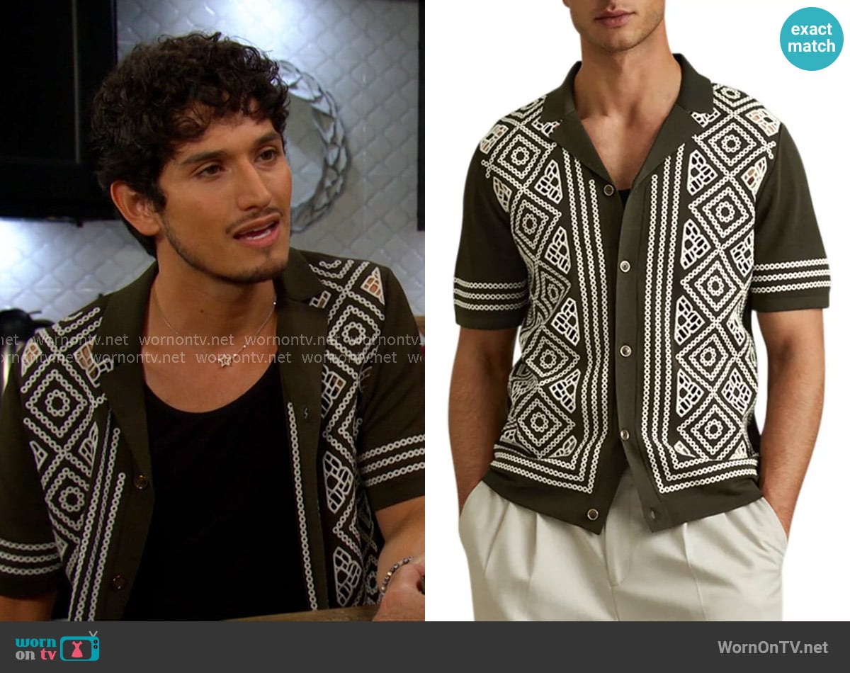 Javi's Reiss shirt Javi's Reiss shirt
