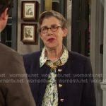 Rita’s navy tweed jacket on Days of our Lives Rita’s navy tweed jacket on Days of our Lives
