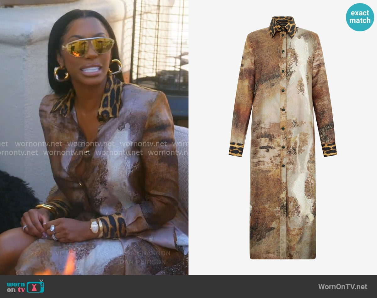 Porsha's Roberto Cavalli dress Porsha's Roberto Cavalli dress
