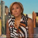 Robin’s animal print dress on Good Morning America