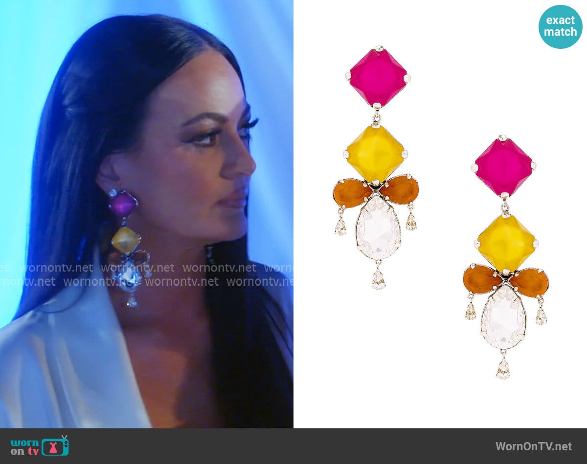Lisa's Saint Laurent earrings