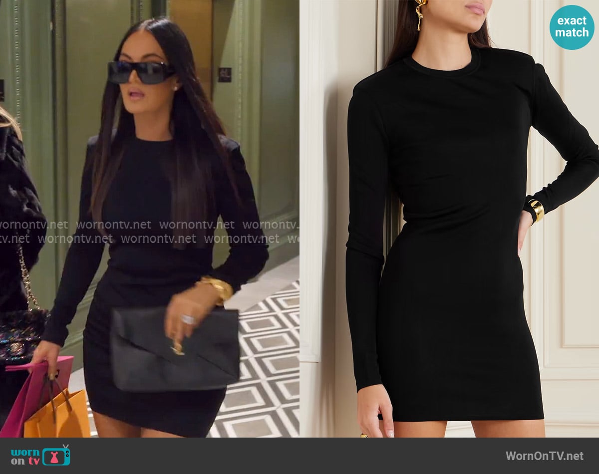 Lisa's Saint Laurent dress