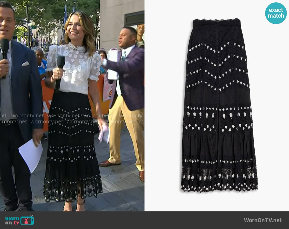 Savannah's Saloni skirt