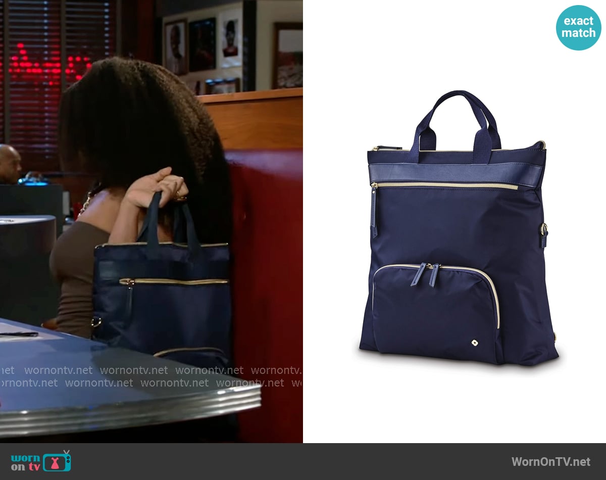Eva's Samsonite bag