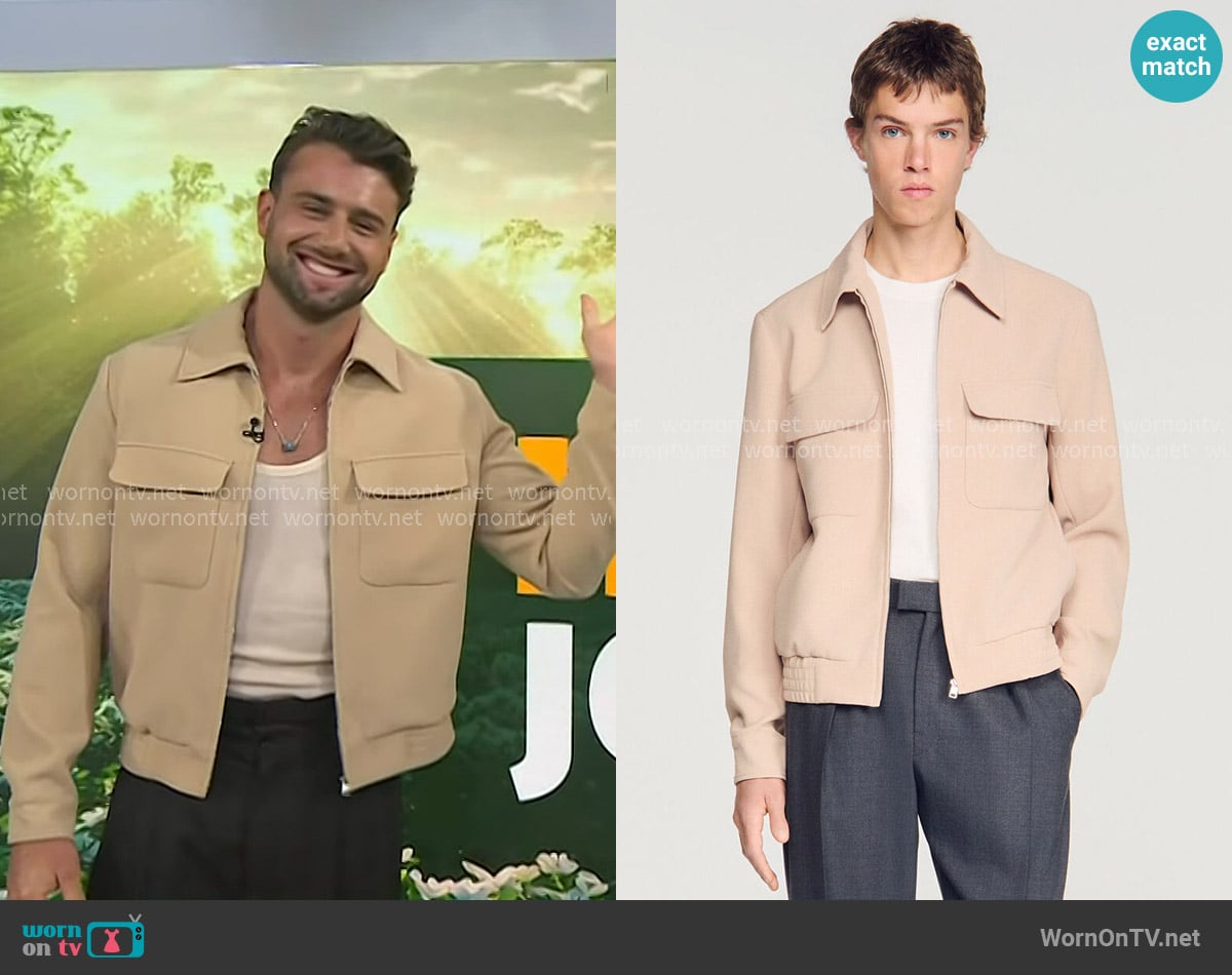Harry Jowsey's Sandro jacket Harry Jowsey's Sandro jacket