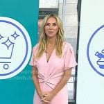 Sarah Eggenberger’s pink gathered maxi dress on Today