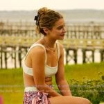 Sarah’s mint bikini top on Outer Banks Sarah’s mint bikini top on Outer Banks
