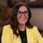 Savannah’s yellow double breasted blazer on Today