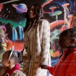 Shamea’s beige GG logo cardigan on The Real Housewives of Atlanta Shamea’s beige GG logo cardigan on The Real Housewives of Atlanta