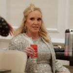 Shannon’s silver sequin dress and jacket on The Real Housewives of Orange County
