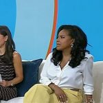 Sheinelle’s beige heel pumps on Today Sheinelle’s beige heel pumps on Today