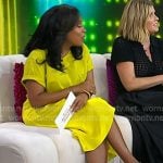Sheinelle’s gold strappy heel sandals on Today Sheinelle’s gold strappy heel sandals on Today