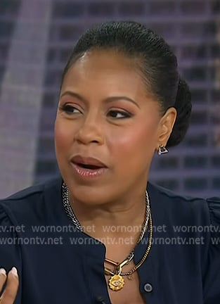 Sheinelle's layered chain necklace on Today
