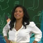 Sheinelle’s pink beige belt on Today