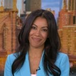 Shirleen’s blue double breasted blazer on Good Morning America Shirleen’s blue double breasted blazer on Good Morning America