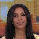 Shirleen’s yellow open knit dress on Good Morning America Shirleen’s yellow open knit dress on Good Morning America