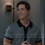 Smitty’s houndstooth knit shirt on Beyond the Gates Smitty’s houndstooth knit shirt on Beyond the Gates