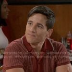 Smitty’s red knit shirt on Beyond the Gates Smitty’s red knit shirt on Beyond the Gates