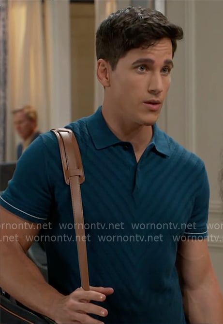 Smitty’s teal polo shirt on Beyond the Gates