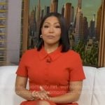 Stephanie’s red polo dress on Good Morning America