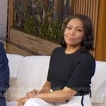 Stephanie’s whtie side stripe pants on Good Morning America Stephanie’s whtie side stripe pants on Good Morning America