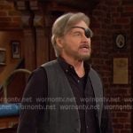 Steve’s grey vest on Days of our Lives