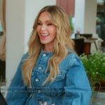 Tamra’s peplum denim jacket on The Real Housewives of Orange County Tamra’s peplum denim jacket on The Real Housewives of Orange County