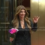 Teresa Giudice’s black lace blazer on Today