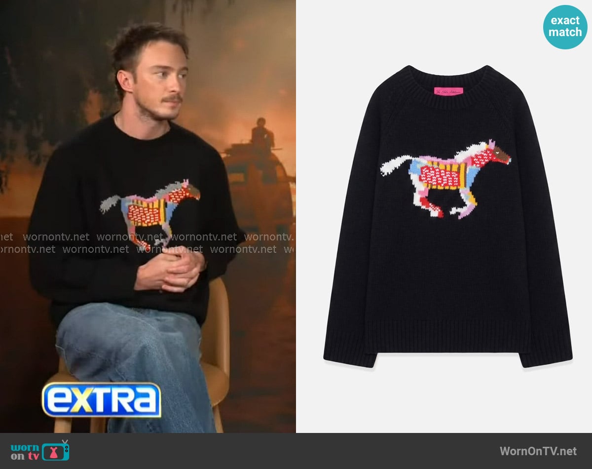 Drew Starkey's The Elder Statesman sweater Drew Starkey's The Elder Statesman sweater