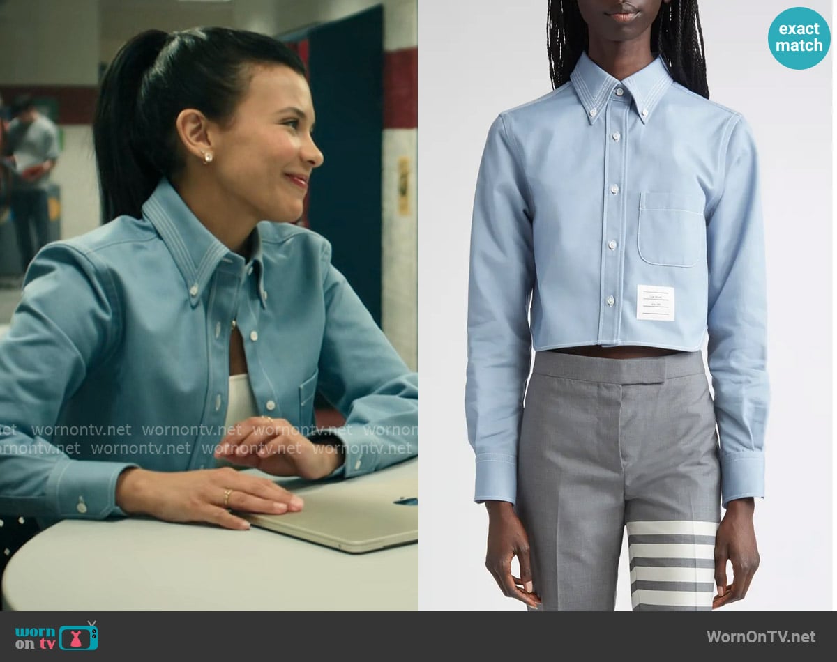 Jackie's Thom Browne shirt